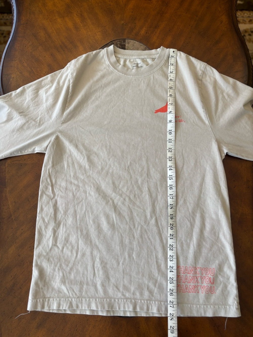 Rapper Mac Miller Thank You Long Sleeve white shirt Size Medium - Picture 6 of 7